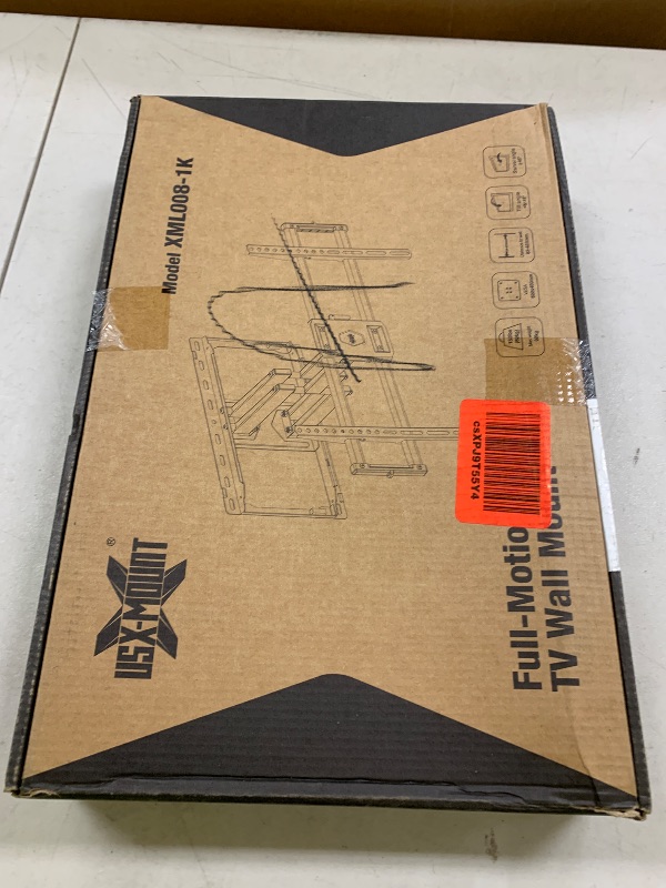 Photo 1 of USX Mount Full Motion TV Wall Mount for Most 42-86 inch Flat Screen/LED/4K, TV Mount Bracket Dual Swivel Articulating Tilt 6 Arms, Max 16" Wood Studs, VESA 600x400mm, Holds up to 132lbs
