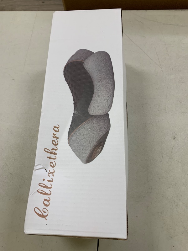 Photo 1 of Pillow Traction Massager,3-in-1 Neck Pillow with Heat Therapy, Massage and Stretching (Light Gray)