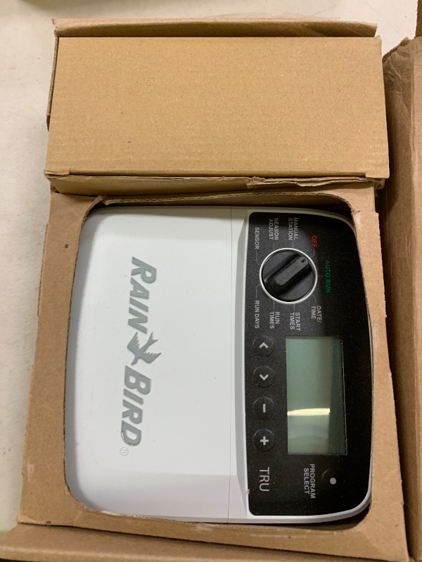 Photo 1 of Rain Bird TRU8IW Timer and Smart WiFi Module Bundle, Program-Based Indoor Irrigation Sprinkler Controller/Timer, 8-Zone/Station