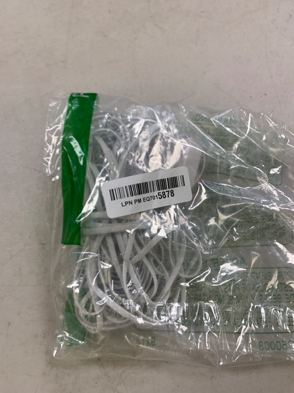 Photo 1 of Uvital Phone Extension Cord 33 Ft, Telephone Cable with Standard RJ11 Plug and 1 in-Line Couplers and 20 Cable Clip Holders, White