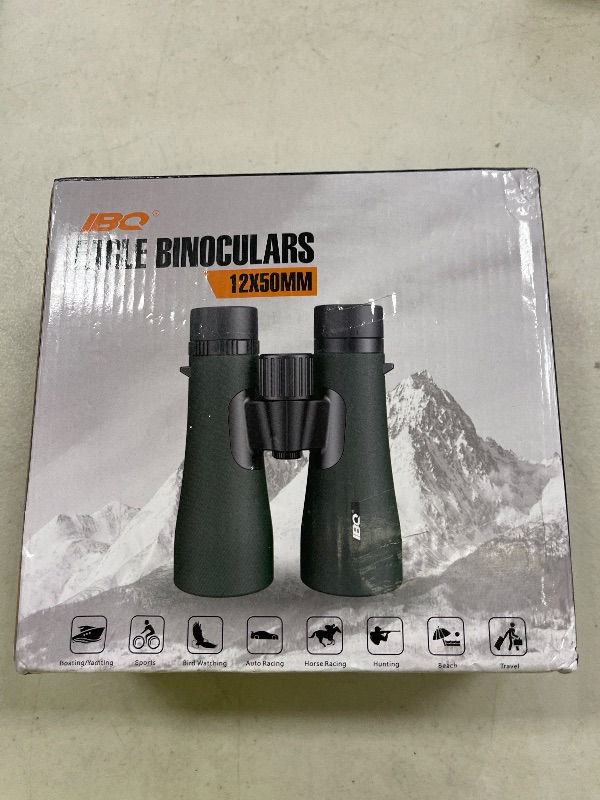 Photo 1 of 12x50 UHD Binoculars for Adults High Powered with Upgraded Phone Adapter - Large View, Lightweight, IPX7 Waterproof - Binoculars for Hunting Bird Watching Travel Cruise