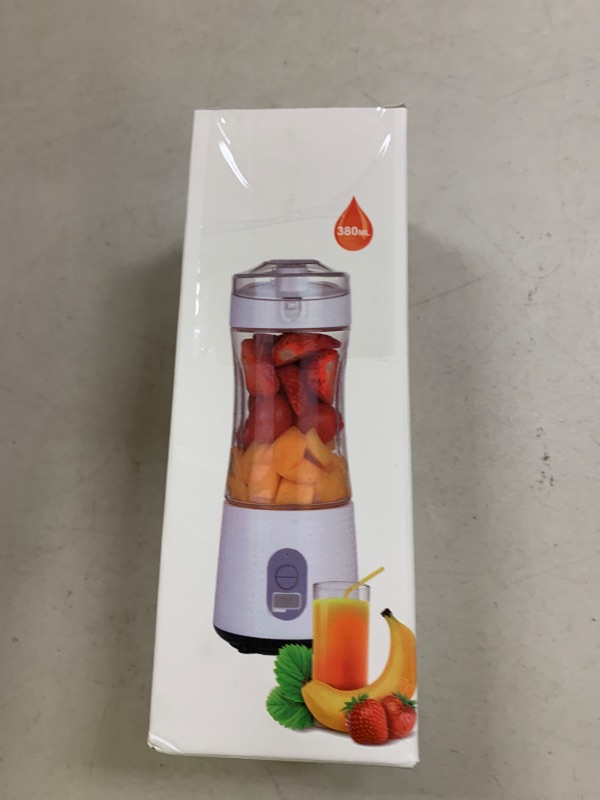 Photo 1 of ?Mulli Pro-Grade Personal Blender 18K RPM - USB-C Rechargeable Ice Crusher, Travel Blender for Gym Camping Baby Food, 13oz BPA-Free with Flip-Top Lid