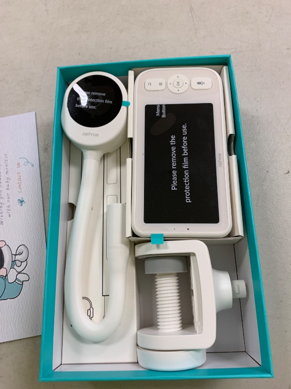 Photo 1 of NETVUE Upgraded Baby Camera Monitor Video - 5000mAh Baby Monitor with Camera and Audio, 5" Display, 4 in 1 Bracket Meets The Needs in All Scenarios, Smart Phone App, Cry Detection