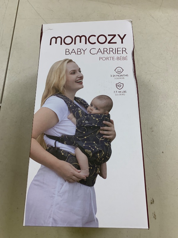 Photo 1 of Momcozy Baby Carrier - Ergonomic, Cozy and Lightweight Carrier for 3-24 Months, Effortless to Put On, Ideal for Hands-Free Parenting, Enhanced Lumbar Support, Purehug for Infant to Toddler, Black