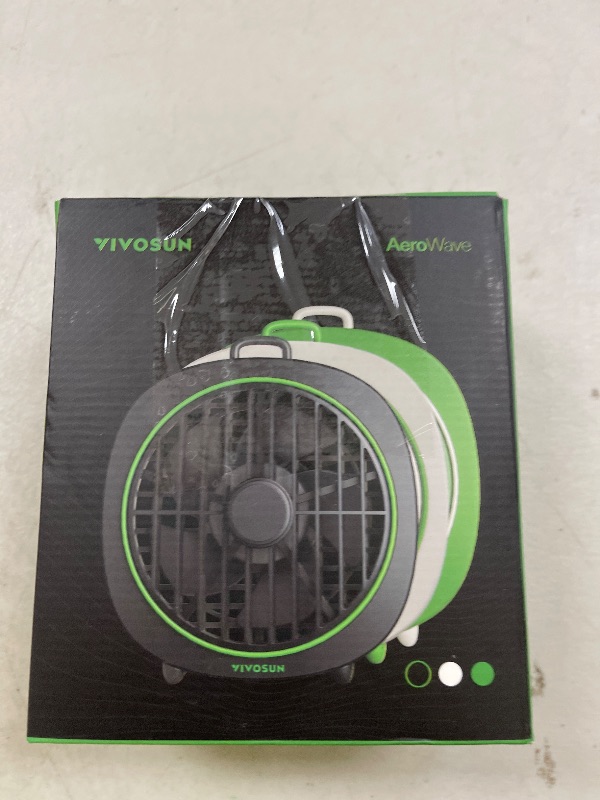 Photo 1 of VIVOSUN AeroWave D4, 4” Grow Tent Clip Fan with Detachable Hook, 3-Speed Strong & Quiet Airflow, Adjustable Airflow Angle for Hydroponics, Circulation & Cooling, Black, 1-Pack