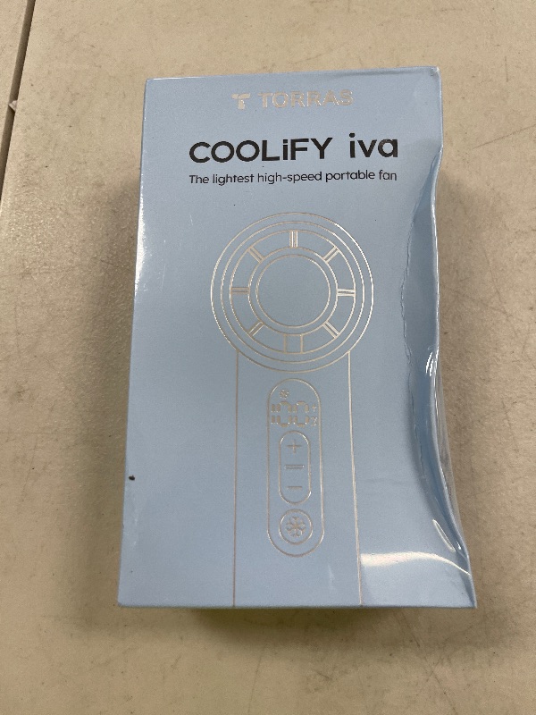 Photo 1 of TORRAS COOLiFY iva Handheld Fan with Ice Cooler, [Chill by 50F], 0-100 Adjustable Speed, Super Mini Powerful Portable Fan 5000mAh Rechargeable, Hand Fans for Travel Essentials, Gifts for Women, Ivory