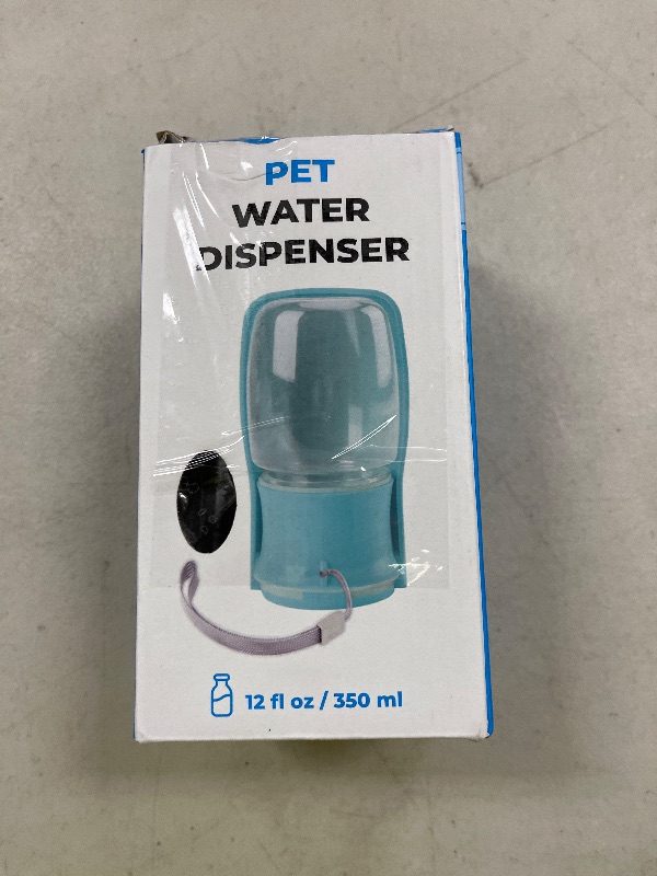Photo 1 of WePet Foldable Portable Dog Water Bottle Puppy Water Dispenser with Drinking Feeder, 12 OZ, High-Temperature Resistant Leak Proof for Pets Outdoor Walking, Hiking, Travel, Food Grade Plastic BPA Free