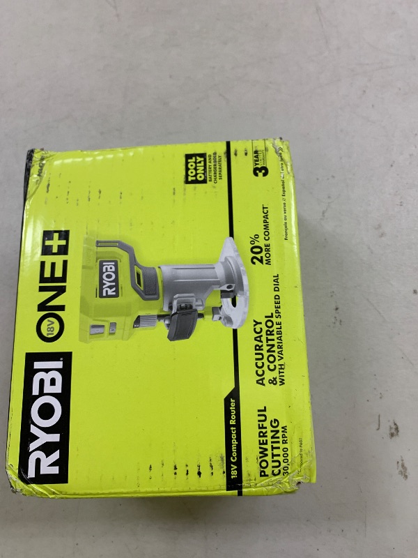Photo 1 of ONE+ 18V Cordless Compact Fixed Base Router (Tool Only)