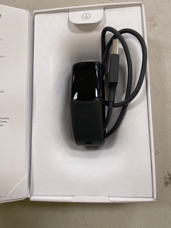 Photo 1 of Fitbit Charge 6 Fitness Tracker with Google apps, Heart Rate on Exercise Equipment, 6-Months Premium Membership Included, GPS, Health Tools and More, Obsidian/Black, One Size (S & L Bands Included)