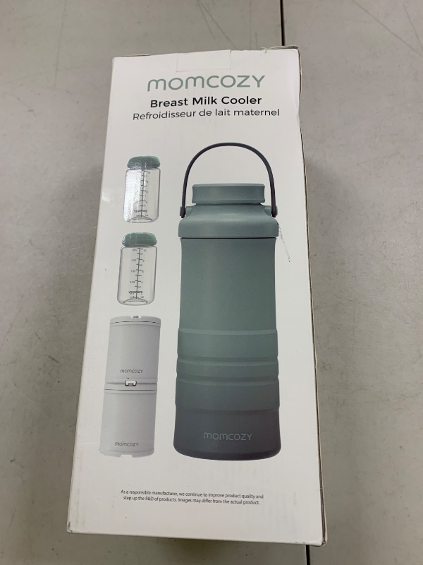 Photo 1 of Momcozy 22oz Portable Breast Milk Cooler for Outdoor, Life Saver with 360° Total Cooling for 24 Hours, Larger Capacity Travel Breastmilk Chiller with 2pcs Baby Bottles for Breastmilk Storage, Green