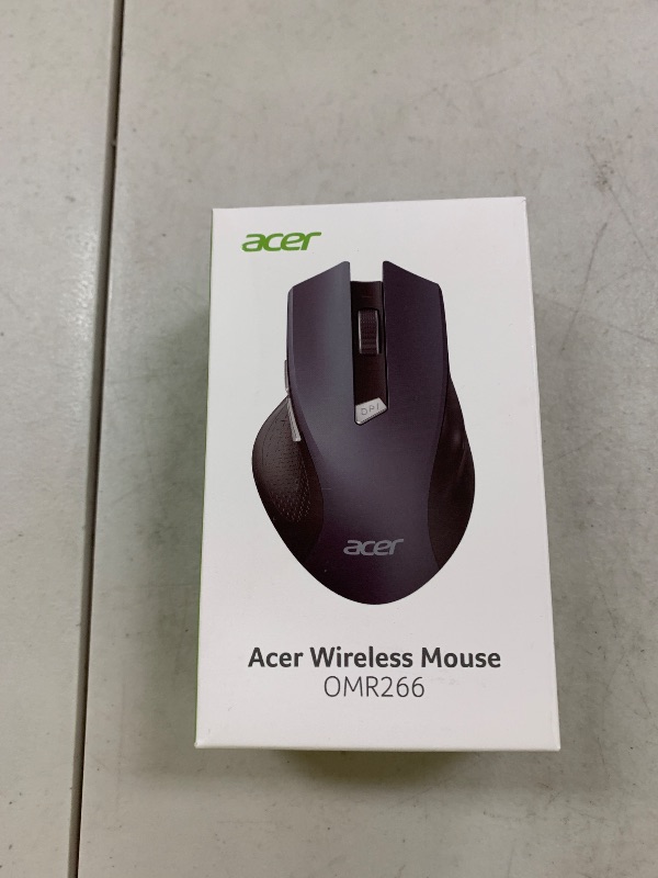 Photo 1 of acer Wireless Mouse for Laptop, 2.4GHz Computer Mouse 3 Adjustable DPI Office Cordless USB Mice with USBA Receiver, 6 Buttons, 1600 DPI, Medium to Large Sized Hands Compatible with PC, Laptop, Desktop