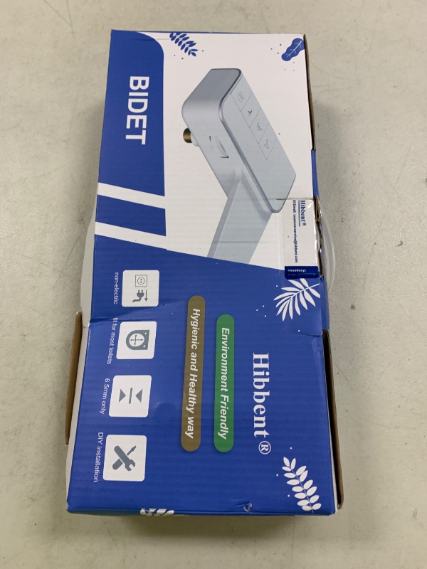 Photo 1 of Hibbent Bidet Attachment for Toilet, Non-Electric Dual Nozzle for Frontal & Rear Wash, Adjustable Water Pressure Control, Fresh Water Bidet Toilet Seat, Self Cleaning Water Sprayer, White