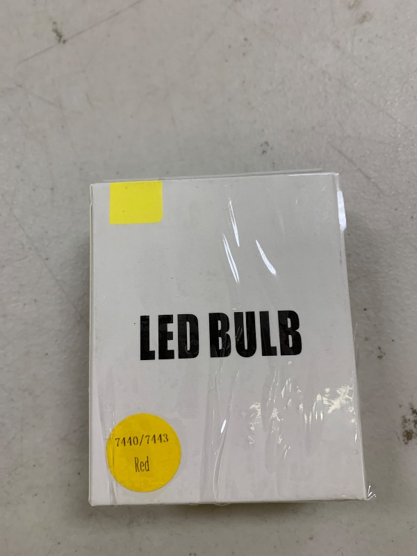 Photo 1 of Afibraru 7440 7443 LED Bulb Red for Brake Light, CANBUS Error Free W21W WY21W Bulb with Built In Resistor Anti Hyper Flash, W/Turbo Fan, 30W 3200LM Ultra Bright for Brake Stop Tail Light, Pack of 2