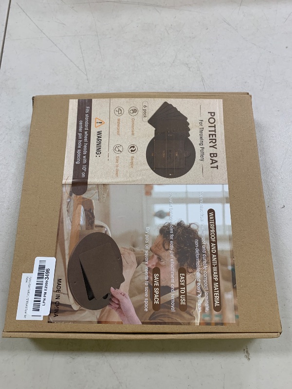 Photo 1 of Touri Pottery Bats Tool Set (Brown 1 Pack Outer Bat & 6 Pack Inner Bat)
