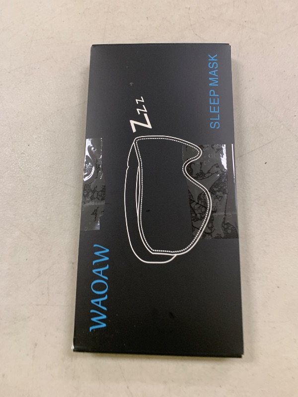 Photo 1 of WAOAW Sleep Mask for Men Women: Blackout Eye Masks for Sleep - 3D Breathable Soft Comfortable Eye Mask for Travel - Adjustable Light Blocking Night Masks for Sleeping