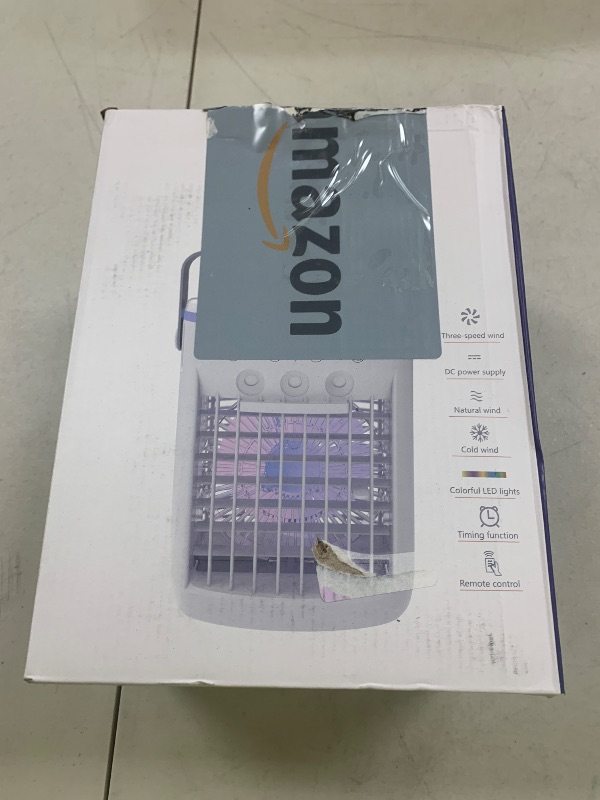 Photo 1 of Portable Air Conditioner, Evaporative Air Cooler, 2-4-8H Timer Auto-Off &Remote, Water Tank, Three ultrasonic nozzles, 3-Speed Personal Air Conditioner Cooling Fan
