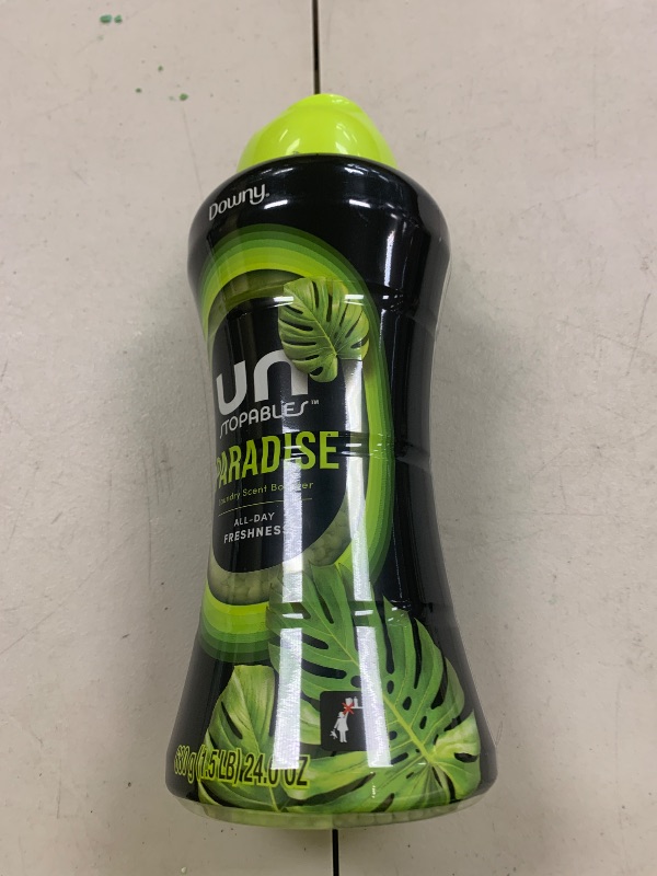 Photo 1 of Downy Unstopables In-Wash Laundry Scent Booster Beads, Paradise, 24 oz
