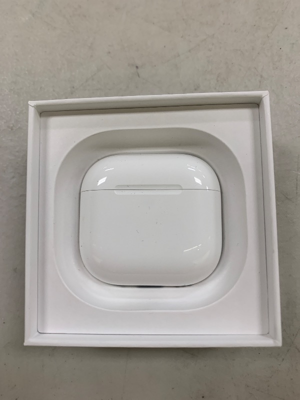 Photo 1 of Apple AirPods 4 Wireless Earbuds, Bluetooth Headphones, with Active Noise Cancellation, Adaptive Audio, Transparency Mode, Personalized Spatial Audio, USB-C Charging Case, Wireless Charging, H2 Chip