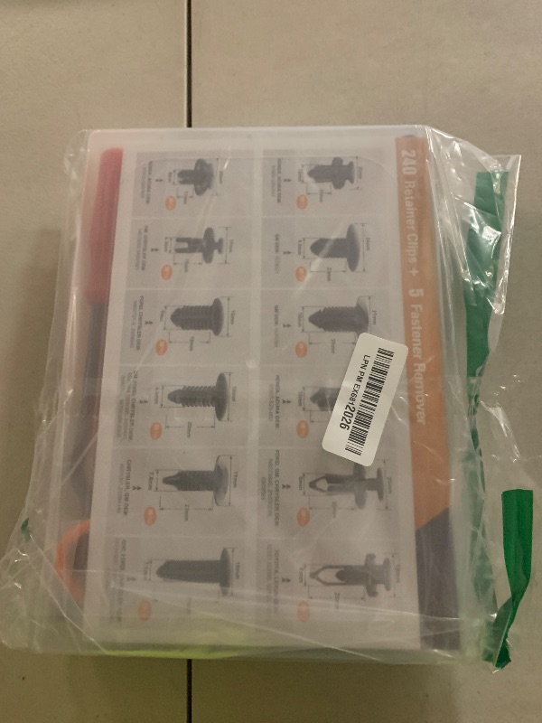 Photo 1 of GOOACC - GRC-33 240PCS Bumper Retainer Clips Car Plastic Rivets Fasteners Push Retainer Kit Most Popular Sizes Auto Push Pin Rivets Set -Door Trim Panel Fender Clips for GM Ford Toyota Honda Chrysler