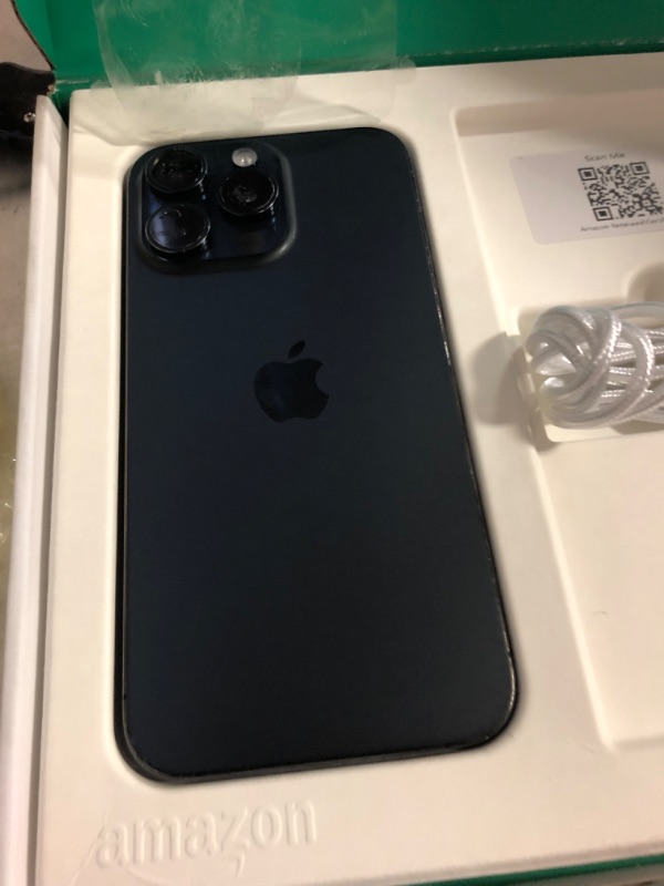 Photo 1 of Apple iPhone 15 Pro Max, 512GB, Blue Titanium - Unlocked (Renewed Premium)