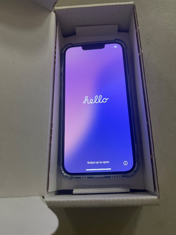Photo 1 of Apple iPhone 13, 256GB, Blue - Unlocked (Renewed)