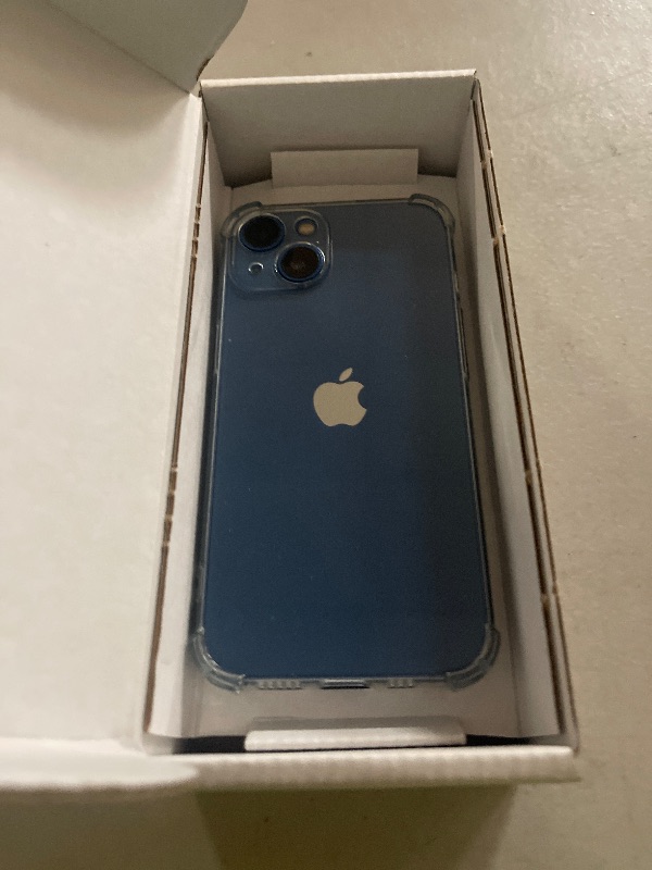 Photo 1 of Apple iPhone 13, 256GB, Blue - Unlocked (Renewed)