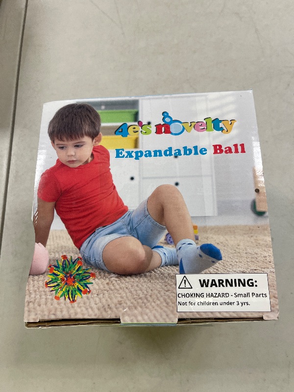 Photo 1 of 4E's Novelty y Expandable Breathing Ball Sphere - Breathing Visual, Fidget Toys Expands from 6 to 12" Expanding Sphere for Kids & Adult