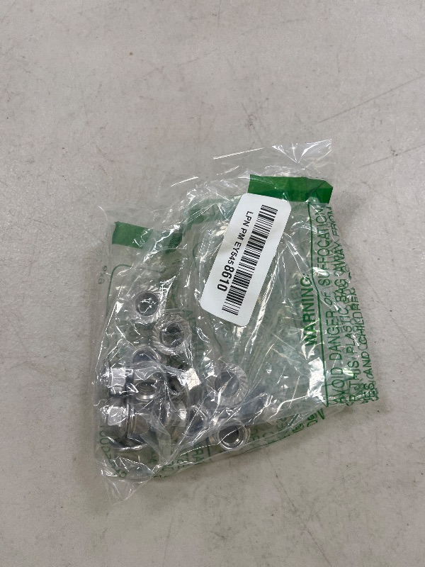 Photo 1 of Aienxn 20PCS M10 x 1.5mm Thread 304 Stainless Steel Flange Nuts, Metric Serrated Flange Hex Lock Nuts
