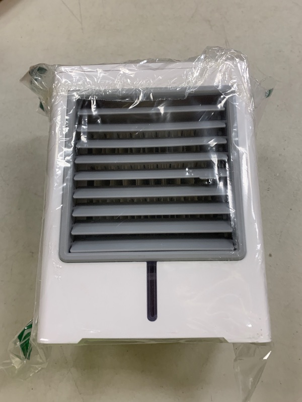 Photo 1 of Portable Air Conditioners, USB Personal Mini Air Conditioner with 3-Speed, Evaporative Air Cooler with Touch Screen, Portable Ac Unit Fan for Room, Tent, Bedroom, Car, RV, and Camping