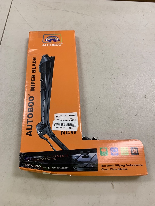 Photo 1 of AUTOBOO 22" and 22" Windshield Wipers Blades (Pack Of 2),OEM Quality Premium All-Seasons Wiper blades,Stable and Quiet Armor wiper blades
