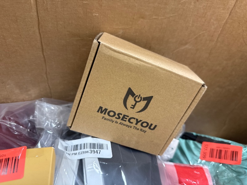 Photo 1 of MOSECYOU Door Knob Lockout Device, Cover to Disable The Doorknob/Faucet/Valve, Prevents Turning of Door Knob and Access to Keyhole, Prevents Operating The Knob (Without Padlock)