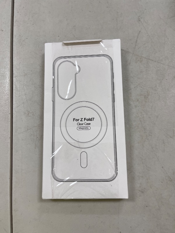 Photo 1 of AICase for Samsung Galaxy Z Fold 7 Clear Case,Compatible with MagSafe Transparent Shockproof Protection Yellowing Resistant Magnetic Phone Case for Samsung Galaxy Z Fold 7 2024 5G