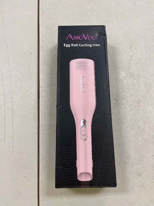 Photo 1 of Hair Crimper, Professional 1/2 Inch Curling Iron, 3 Ceramic Barrels Hair Waver with Small Negative Ions, Dual Voltage for Home and Travel