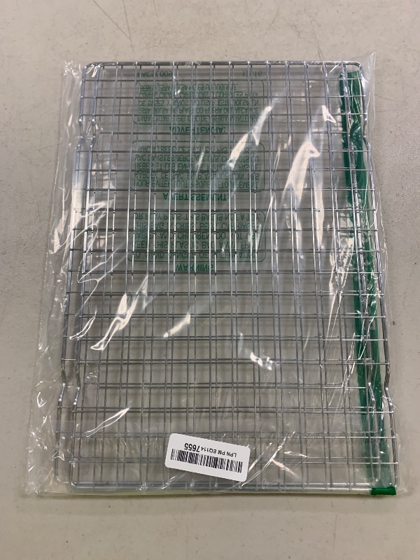 Photo 1 of 2 PCS Cooling Racks for Cooking and Baking, 15x10 Inches Stainless Steel Cooling Rack, Sheet Pan with Wire Rack for Baking Sheet, Bacon Rack Oven Safe Fits Jelly Roll Sheet Pan