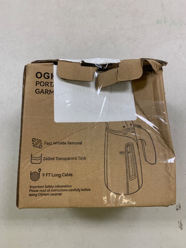 Photo 1 of OGHom Steamer for Clothes, Handheld Clothing Steamer for Garment, 240ml Big Capacity 700W Portable Travel Steam Iron (Only for 120V)
