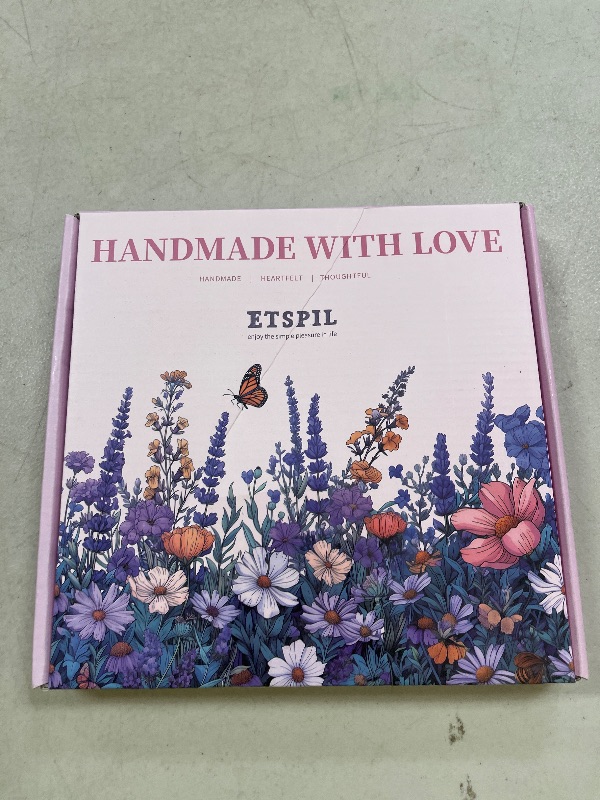 Photo 1 of ETSPIL Embroidery Kit for Adult Beginners, 3-Pack 33-Stitch Practice Samplers, Pre-Stamped Patterns, 7.8-Inch Hoop, Threads & Needles, Step-by-Step Guide & Video, DIY Needlework Craft Gift for Women