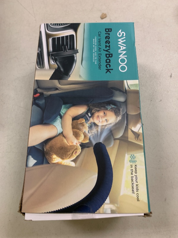 Photo 1 of Swanoo Car AC Vent Extender | Air Vent Hose for Backseat | Directs Cool or Hot Air to Kids & Pets | Universal Fit | Extends Up to 10 FT | AC Tube for Baby Car | Back Seat Air Conditioning | BreezyBack