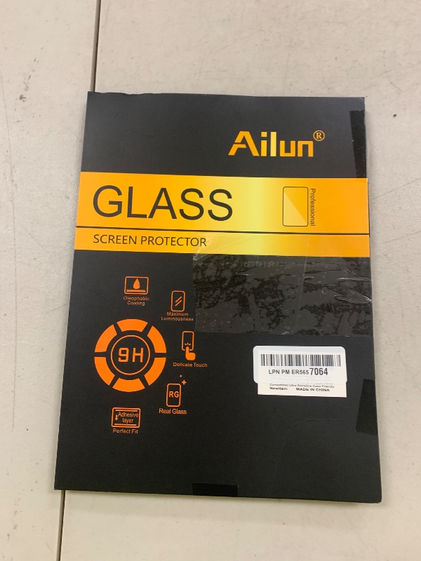 Photo 1 of Ailun Screen Protector for iPad 11th A16 2025 [11 Inch] / 10th Generation 2022 [10.9 Inch], Tempered Glass [Face ID & Apple Pencil Compatible] Ultra Sensitive Case Friendly [2 Pack]