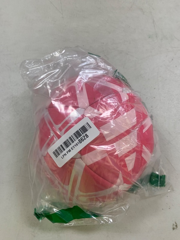 Photo 1 of adidas Unisex Starlancer Club Soocer Ball, Solar Pink/White, 3