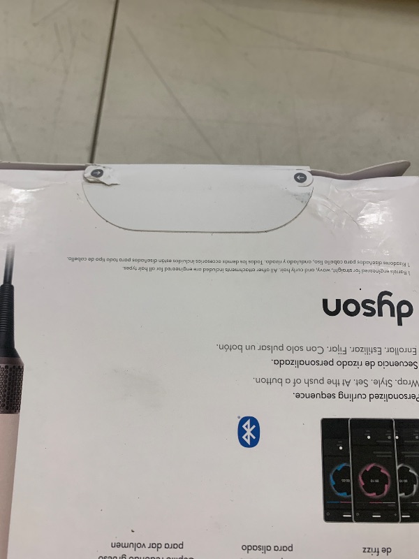 Photo 1 of Dyson Airwrap i.d.™ Multi-Styler and Dryer Straight+Wavy in Ceramic Pink and Rose Gold