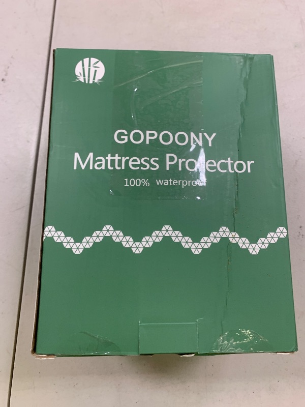 Photo 1 of Premium Waterproof Mattress Protector Queen Size, Breathable Bed Cover 3D Air Fabric Cooling Mattress Pad Cover Smooth Soft Noiseless Washable, 8''-21'' Deep Pocket (White)