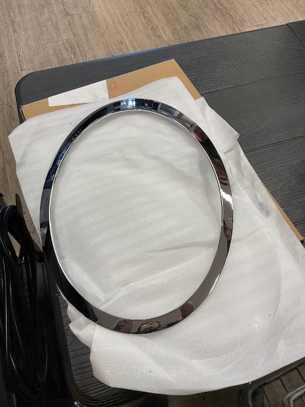 Photo 1 of Osompar Headlight Trim Ring Headlamp Bezel Compatible with 2007-2015 Mini Cooper R55 R56 R57 R58 R59 Replaces 51137149905 51137149906 Chrome Pair Driver Passenger Side