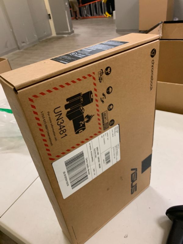 Photo 1 of ASUS Chromebook Flip CX1 Convertible Laptop, 14" FHD NanoEdge 360-degree Touchscreen, Intel Celeron N4500 Processor, 128GB eMMC Storage, 8GB RAM, ChromeOS, Transparent Silver, CX1400FKA-AS88FT