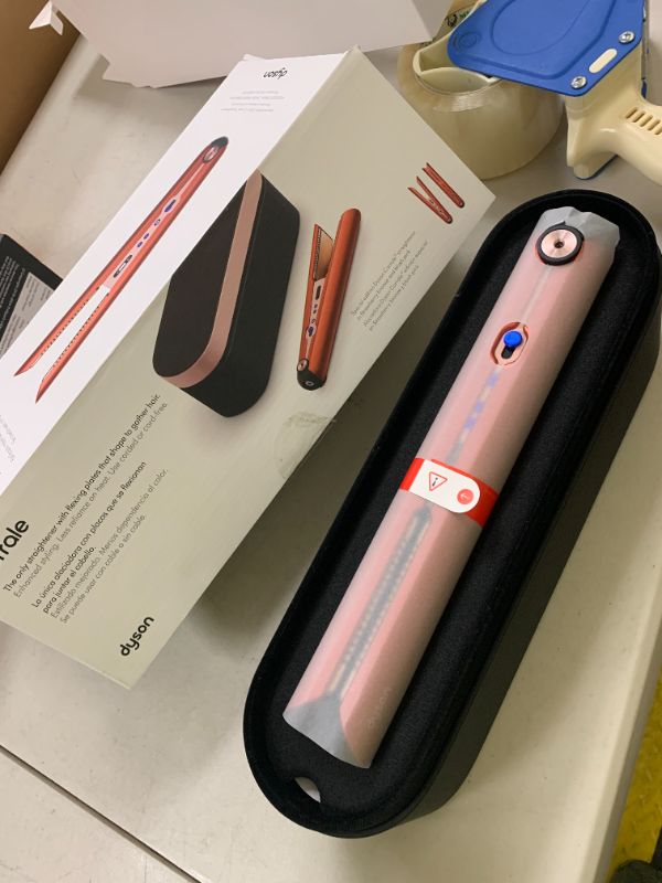 Photo 1 of Dyson Special Edition Corrale™ Styler Straightener in Strawberry Bronze and Blush Pink with Dyson-Designed Presentation case