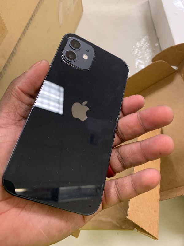 Photo 1 of Apple iPhone 12, 64GB, Black - Fully Unlocked (Renewed)