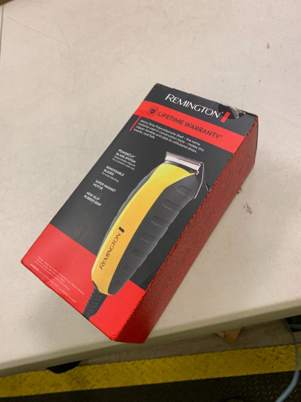 Photo 1 of Remington HC5855 Virtually Indestructible Haircut Kit & Beard Trimmer, Hair Clippers for Men (15 pieces) , Yellow