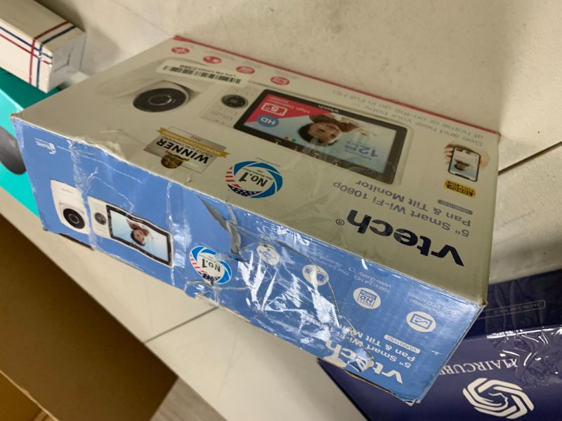 Photo 1 of VTech Upgraded Smart WiFi Baby Monitor, 1080p FHD Camera and 5" HD IPS Display, Free App with Motion Video, Sound/Motion Detection and Notifications, Fully Remote Pan-Tilt-Zoom: VM901