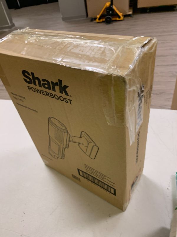 Photo 1 of Shark PowerBoost Cordless 2-in-1 Car/Home Handheld PowerVac, Powerful Suction, 40 Minute Runtime, Portable, 3 Cleaning Modes, LED Screen, Furfins Tool, Duster Crevice Tool, Charcoal, BH102