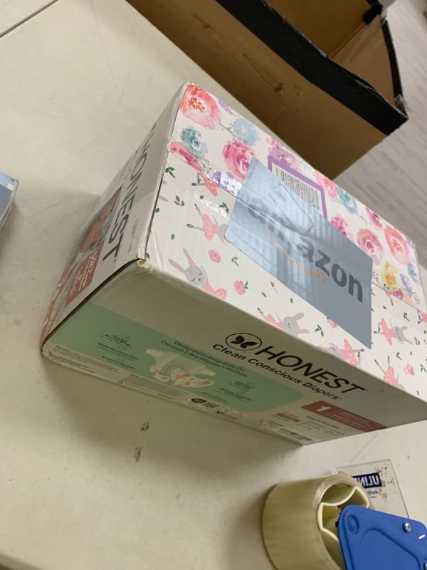 Photo 1 of The Honest Company Clean Conscious Diapers for Delicate Skin | Up to 100% Leakproof | Hypoallergenic, Fragrance Free | Girl Prints | Club Box, Size 1 (8-14 lbs), 78 Count (Prints May Vary)