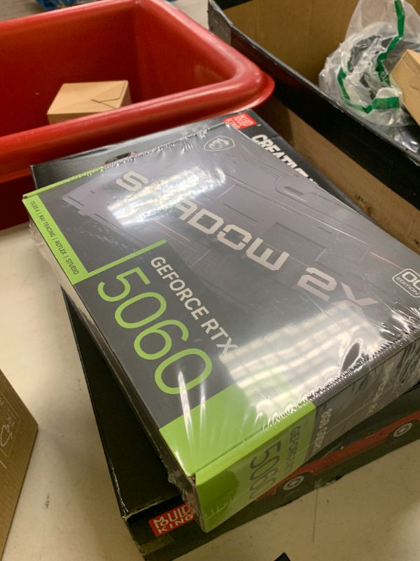 Photo 1 of MSI Gaming RTX 5060 8G Shadow 2X OC Graphics Card (8GB GDDR7,128-bit, Extreme Performance: 2535 MHz, DisplayPort x3 2.1a, HDMI 2.1b, NVIDIA Blackwell Architecture)